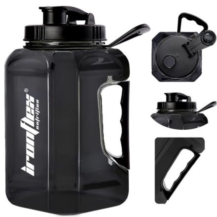 IronFlex Water Jug Galon - 2.4l fekete