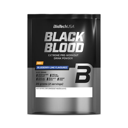 Black Blood NOX+ 20 g  áfonya-lime