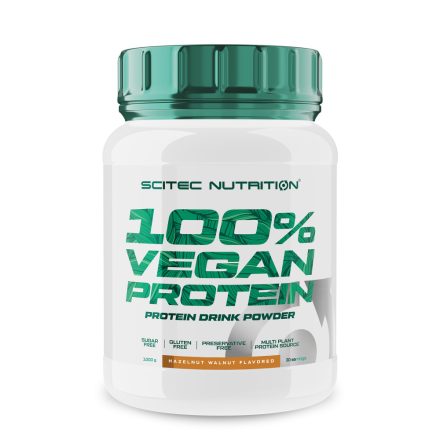 100% Vegan Protein 1000 g mogyoró-dió