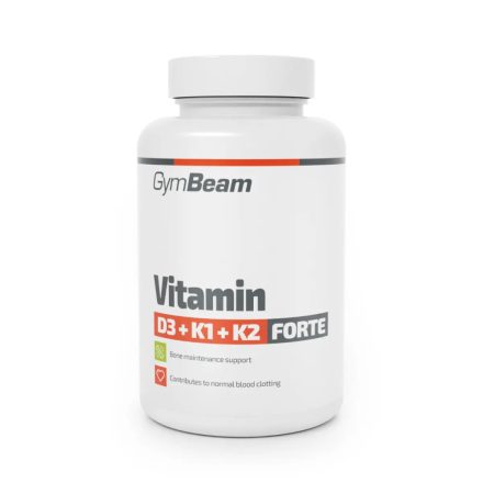 Gymbeam - D3+K1+K2 Forte vitamin -Kapszula 120 kapsz